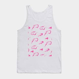 Pink fashionable pattern Tank Top